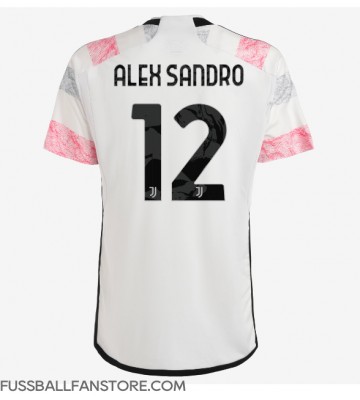 Juventus Alex Sandro #12 Replik Auswärtstrikot 2023-24 Kurzarm